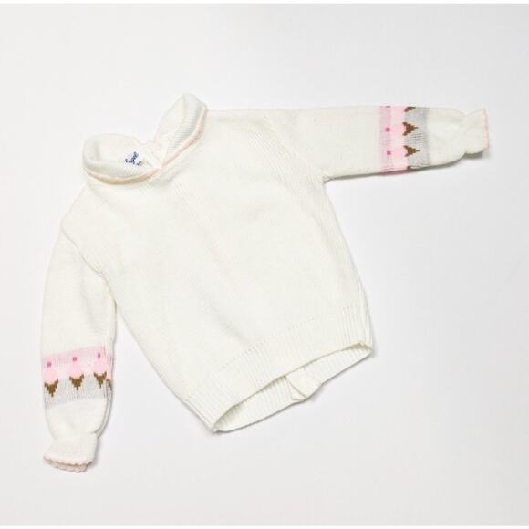 Vintage Little Angel Ice Cream Sweater Sz 6-9m - Picture 1 of 3